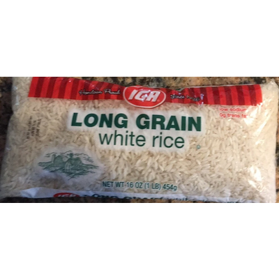 White Rice, Long Grain