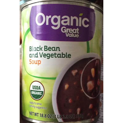 Soup, Black Bean & Vegetable