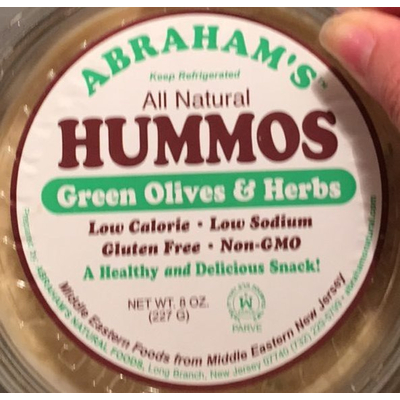 Hummos, Green Olives & Herbs