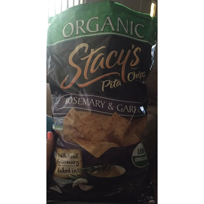 Organic Pita Chips, Rosemary & Garlic