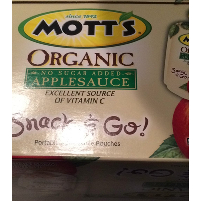 Organic Applesauce