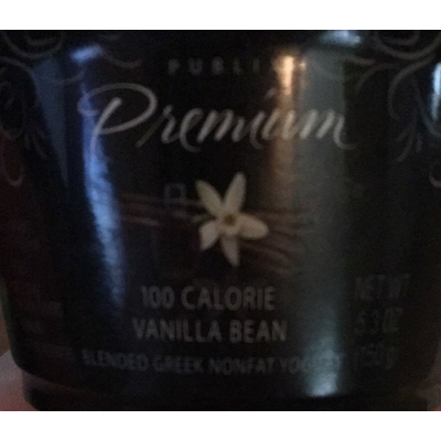 Greek Nonfat Yogurt, Vanilla Bean