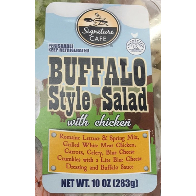 Buffalo Style Salad with Chicken