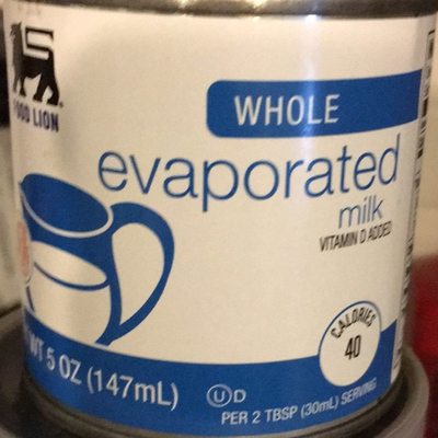 Evaporated Milk, Whole