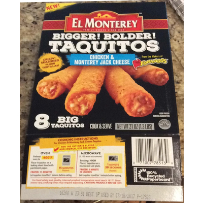 Taquitos, Chicken & Monterey Jack Cheese
