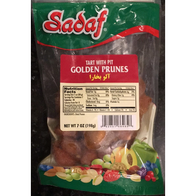 Golden Prunes, Tart with Pit