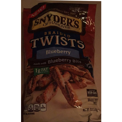 Braided Twists Pretzels, Blueberry