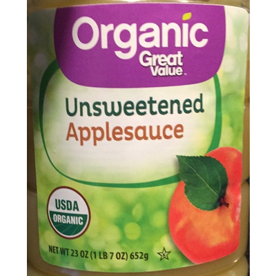 Applesauce, Unsweetened