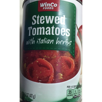 Stewed Tomatoes with Italian Herbs