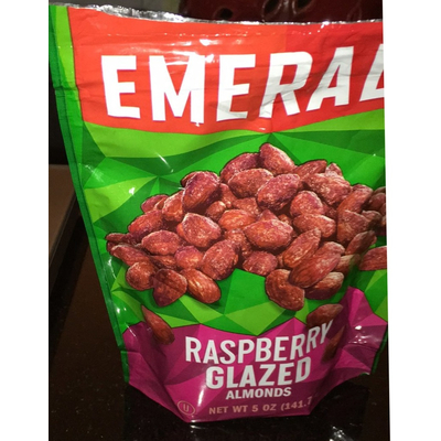 Raspberry Glazed Almonds