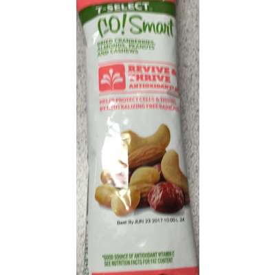 Dried Cranberries, Almonds, Peanuts and Cashews
