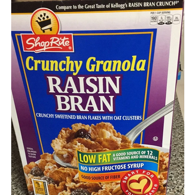 Cereal, Raisin Bran