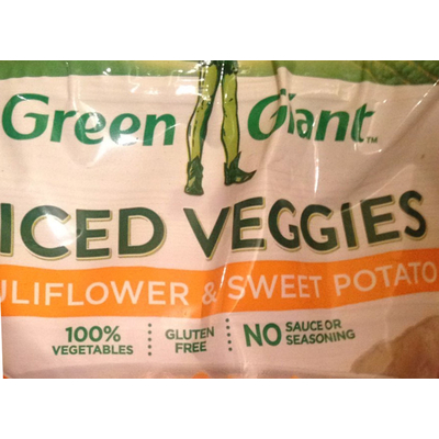 Iced Veggies, Cauliflower & Sweet Potatoes