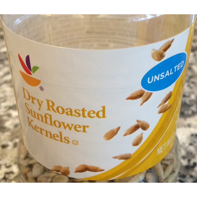 Dry Roasted Sunflower Kernels, Unsalted