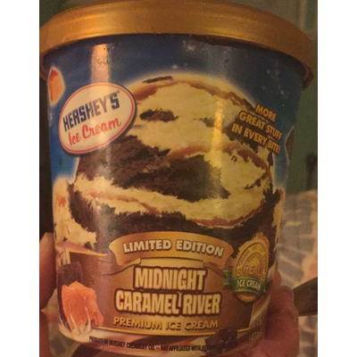 Premium Ice Cream, Midnight Caramel River