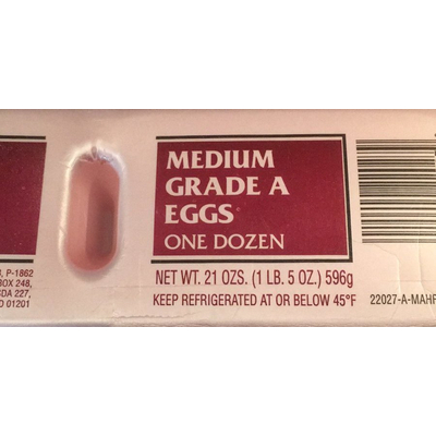 Medium Grade A Eggs