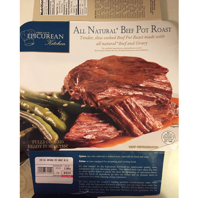 All Natural Beef Pot Roast