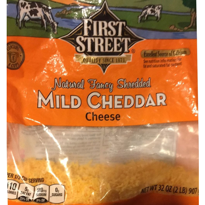 Natural Fancy Shredded Mild Cheddar Cheese
