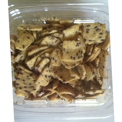 Corn Chips with Flax Seed