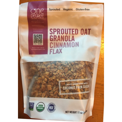 Sprouted Oat Granola Cinnamon Flax