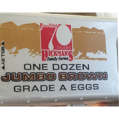 One Dozen Jumbo Grade A Eggs