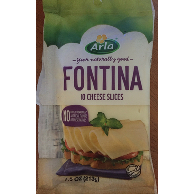 Fontina, Cheese Slices