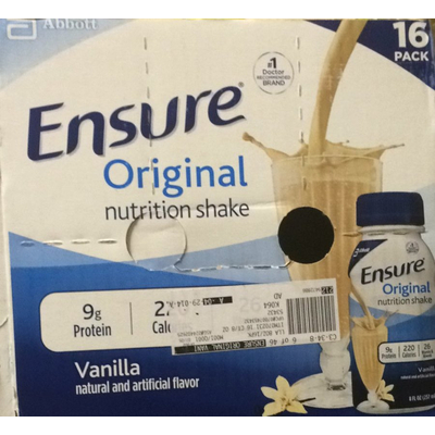 Nutrition Shake, Original Vanilla