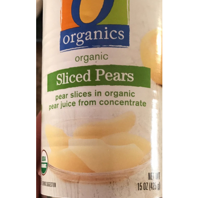 Sliced Pears Organic