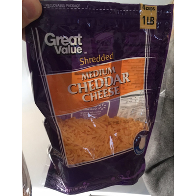 Medium Cheddar Cheese, Shredded