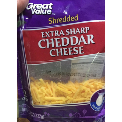 Extra Sharp Cheddar Cheese, Shredded
