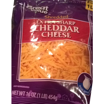 Extra Sharp Cheddar Cheese, Shredded