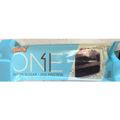 One Protein Bar, Chocolate Birthday Cake