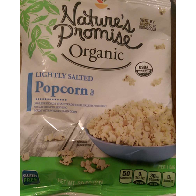 Popcorn, Lightly Salted