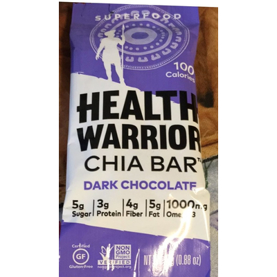 Chia Bar, Dark Chocolate