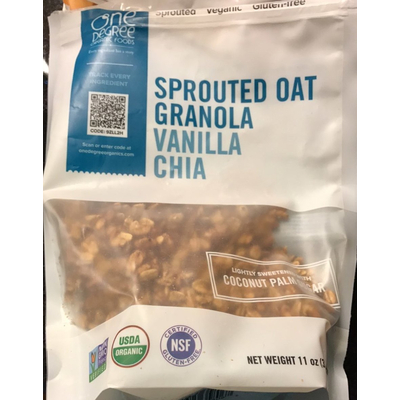 Sprouted Oat Granola, Vanilla Chia