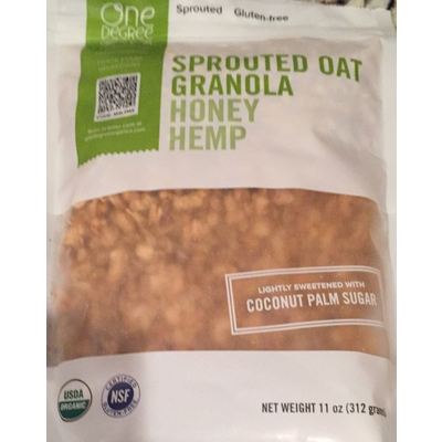 Sprouted Oat Granola Honey Hemp