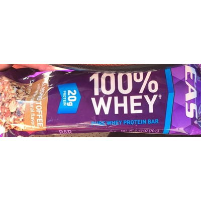 Pure Whey Protein Bar, Almond Toffee