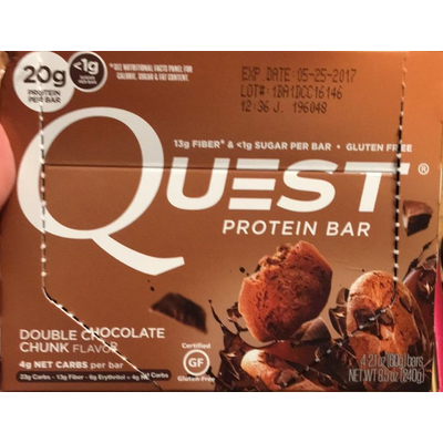 Protein Bar, Double Chocolate Chunk Flavor