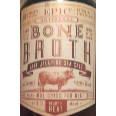 Bone Broth Beef Jalapeno Sea Salt