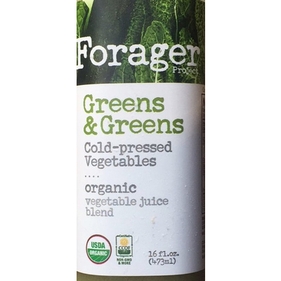 Organic Vegetable Juice Blend, Greens & Greens