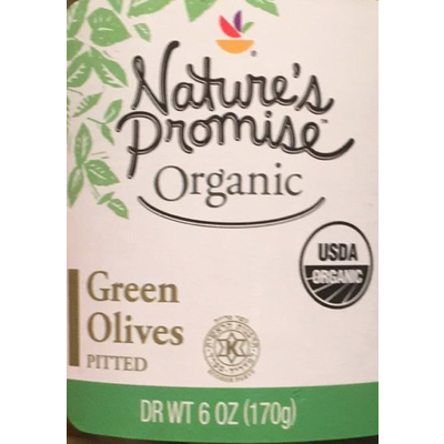 Green Olives, Pitted