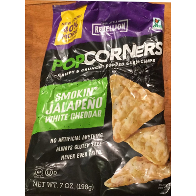 Popped Corn Chips, Smokin' Jalapeno White Cheddar