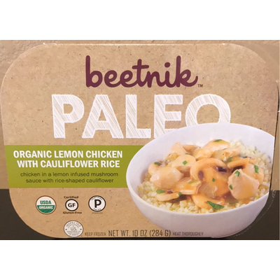 Organic Lemon Chicken with Cauliflower Rice