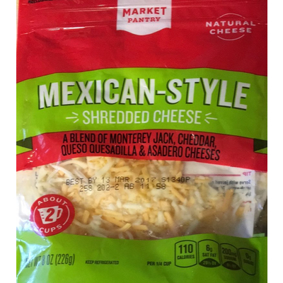 Mexican-Style Shredded Cheese