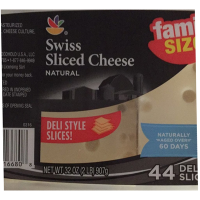 Swiss Sliced Cheese