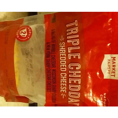 Shredded Cheese, Triple Cheddar