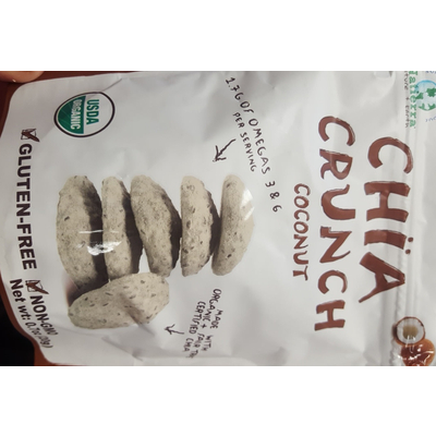 Chia Crunch Coconut Cookies