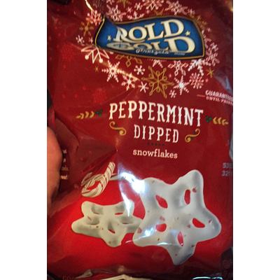 Pretzels, Peppermint Dipped Snowflakes