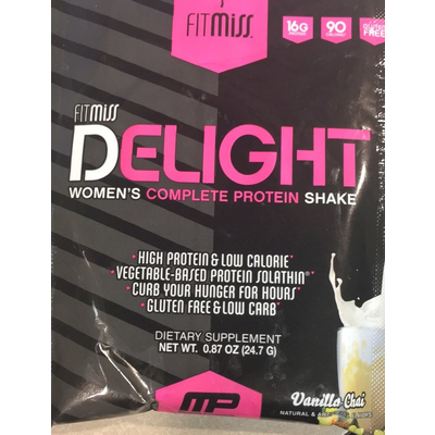 Fit Miss Delight Protein Shake, Vanilla Chai