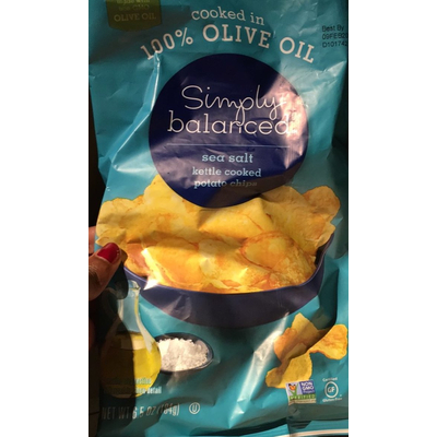 Kettle Cooked Potato Chips, Sea Salt